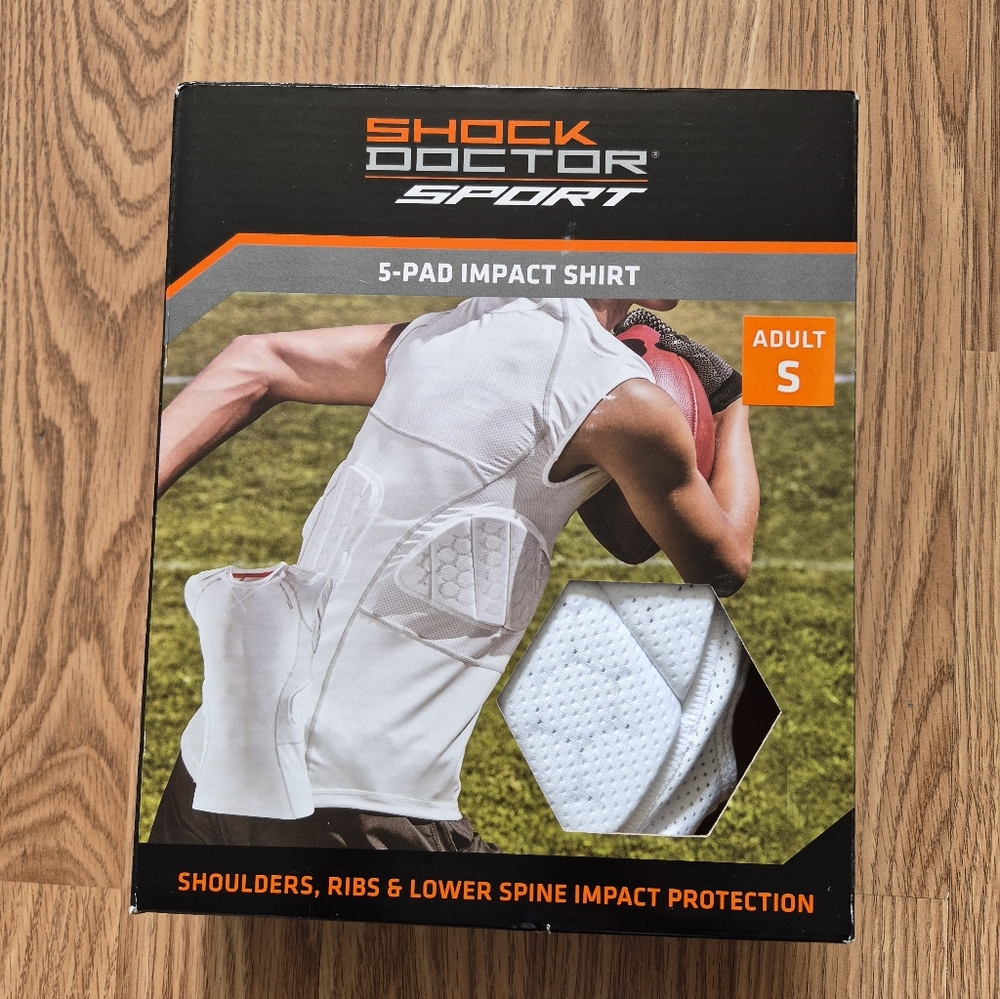 Shock Doctor Sport 5-Pad Impact Shirt Adult S